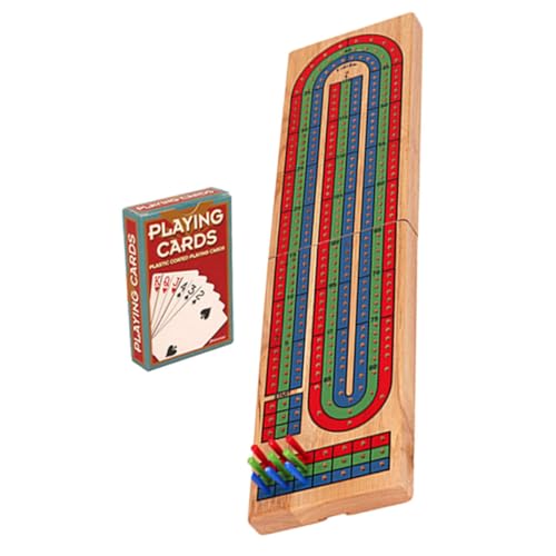 BESPORTBLE 1Satz Großes Cribbage Brettspiel Aus Massivem Holz Traditionelles Kartenspiel Mit Zählbrett Für Spieler Holzklötzen Und Karten Partys Und Spieleabende BESPORTBLE 1Satz Großes Cribbage Brettspiel Aus Massivem Holz Traditionelles Kartenspiel Mit Zählbrett Für Spieler Holzklötzen Und Karten Partys Und Spieleabende von BESPORTBLE
