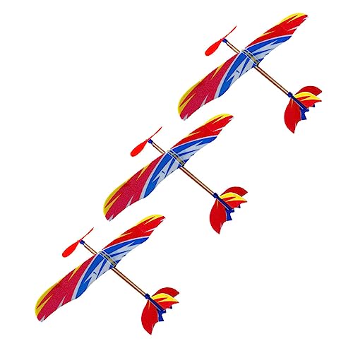 BESPORTBLE 1Satz Gummiband Flugzeug Kleines Bausatz Modell Bunt für Kreativität und Eltern Interaktion von BESPORTBLE