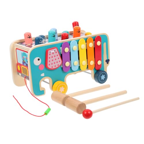 BESPORTBLE 1Satz Hämmern Cartoon Elefant Xylophon Holzspielzeug für Vorschulkinder und Motorikspielzeug für Jahre für Kreative BESPORTBLE 1Satz Hämmern Cartoon Elefant Xylophon Holzspielzeug für Vorschulkinder und Motorikspielzeug für Jahre für Kreative von BESPORTBLE