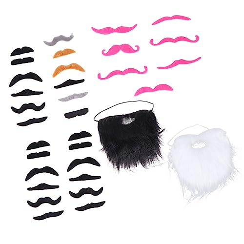 BESPORTBLE 1Satz Halloween Selbstklebende Fake Schnurrbärte Kostüm Zubehör für Faschingspartys Cosplay Halloween Feierlichkeiten von BESPORTBLE