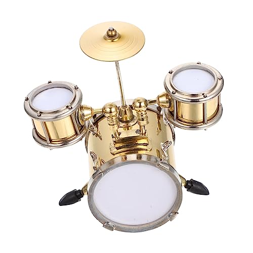BESPORTBLE 1Satz Handgefertigtes Musikinstrument Modell Trommel Für Kinderzimmer Dekoration Und Puppenhaus Kleines Musikinstrument Für Jungen von BESPORTBLE