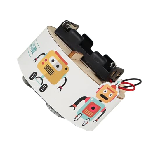 BESPORTBLE 1Satz Handmontiertes Holzpuzzle Reinigungsrobotermodell DIY Wissenschaftliches Experimentierspielzeug für Fördert Problemlösungsfähigkeiten und Kritisches von BESPORTBLE