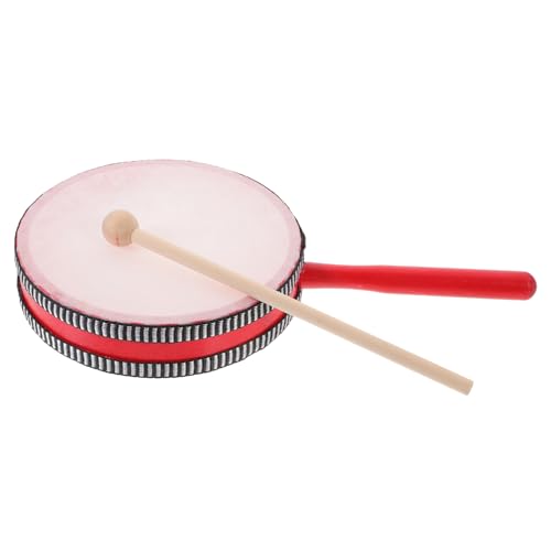BESPORTBLE 1Satz Handtrommel aus Holz mit Kunstleder für Langlebiges Percussion Instrument für Anfänger für Musikunterricht und Aufführungen von BESPORTBLE
