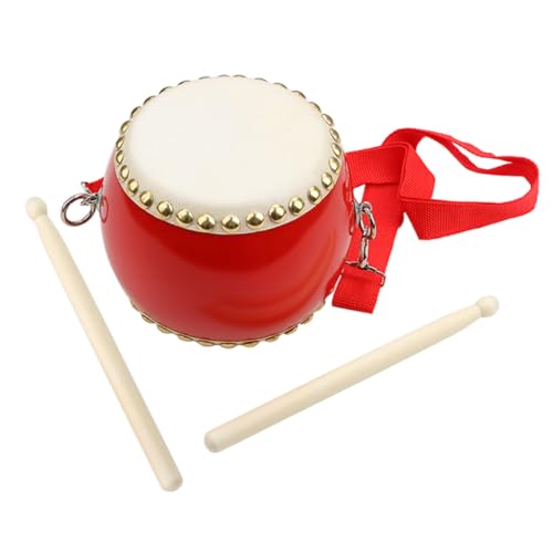 BESPORTBLE 1Satz Handtrommel für Rote Percussion Trommel Lernspielzeug für Kleinkinder mit Drumsticks Musikliebhaber und Bühnenaufführungen BESPORTBLE 1Satz Handtrommel für Rote Percussion Trommel Lernspielzeug für Kleinkinder mit Drumsticks Musikliebhaber und Bühnenaufführungen von BESPORTBLE