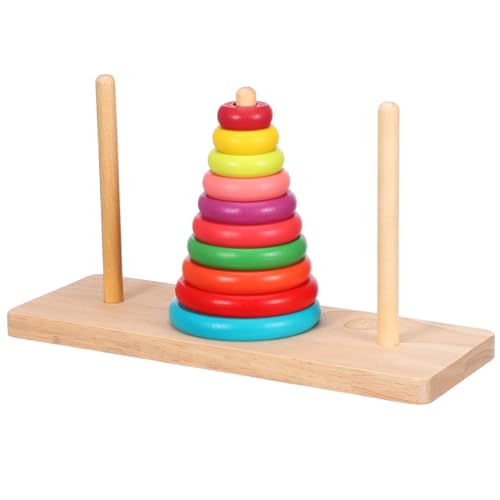 BESPORTBLE 1Satz Hanoi Turm Holzspielzeug für Pädagogisches Stapelspielzeug zur Verbesserung der Feinmotorik und Hand Augen Koordination Sicheres und Langlebiges Holzspielzeug BESPORTBLE 1Satz Hanoi Turm Holzspielzeug für Pädagogisches Stapelspielzeug zur Verbesserung der Feinmotorik und Hand Augen Koordination Sicheres und Langlebiges Holzspielzeug von BESPORTBLE