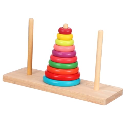 BESPORTBLE 1Satz Hanoi Turm Stapelspielzeug aus Holz für Pädagogisches Lernspielzeug Teilig Farbenfrohes und Langlebiges Design für Kreative Spiele und Motorische BESPORTBLE 1Satz Hanoi Turm Stapelspielzeug aus Holz für Pädagogisches Lernspielzeug Teilig Farbenfrohes und Langlebiges Design für Kreative Spiele und Motorische von BESPORTBLE