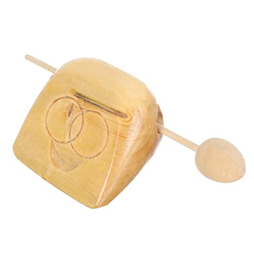 BESPORTBLE 1Satz Hölzerne Percussion Holzfischtempel Block Aus Massivem Holz Musikinstrument Für Frühen Musikalischen Bildung von BESPORTBLE