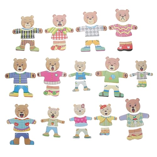 BESPORTBLE 1Satz Hölzernes Cartoon Tierrätselspielzeug Für Puzzle Mit Wechselbaren Tierkleidungen Bär Lernspielzeug Für Kreative Für Jungen Und Jahren BESPORTBLE 1Satz Hölzernes Cartoon Tierrätselspielzeug Für Puzzle Mit Wechselbaren Tierkleidungen Bär Lernspielzeug Für Kreative Für Jungen Und Jahren von BESPORTBLE