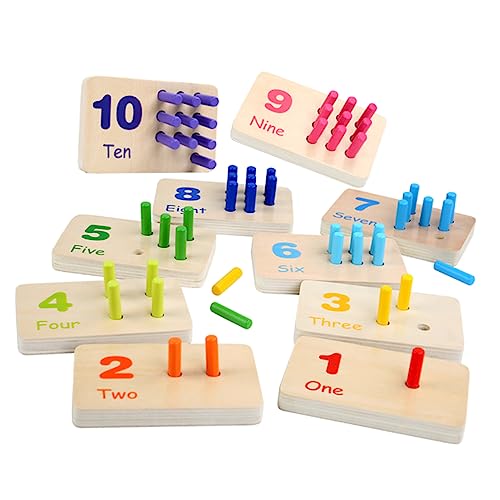 BESPORTBLE 1Satz Hölzernes Montessori Für Interessantes Konzentration Und Motorik Pädagogisches Zahlensteckspiel Für Kleinkinder Ab Jahren BESPORTBLE 1Satz Hölzernes Montessori Für Interessantes Konzentration Und Motorik Pädagogisches Zahlensteckspiel Für Kleinkinder Ab Jahren von BESPORTBLE