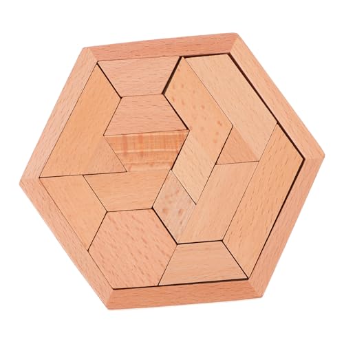 BESPORTBLE 1Satz Hölzernes Sechseck Puzzle Pädagogisches für Kleinkinder Motorik und Problemlösungsfähigkeiten Kreatives Legespiel mit Formen aus Buchenholz BESPORTBLE 1Satz Hölzernes Sechseck Puzzle Pädagogisches für Kleinkinder Motorik und Problemlösungsfähigkeiten Kreatives Legespiel mit Formen aus Buchenholz von BESPORTBLE