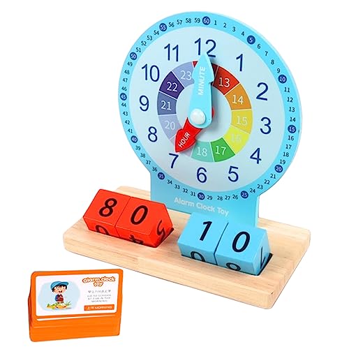 BESPORTBLE 1Satz Holz Bildungsuhr Modell Zeitkognitionsspielzeug Für Pädagogisches Holzspielzeug Zur Uhrzeit Erkennung Lernspielzeug Für Vorschulkinder Und Grundschüler BESPORTBLE 1Satz Holz Bildungsuhr Modell Zeitkognitionsspielzeug Für Pädagogisches Holzspielzeug Zur Uhrzeit Erkennung Lernspielzeug Für Vorschulkinder Und Grundschüler von BESPORTBLE