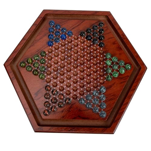 BESPORTBLE 1Satz Holz Chinesische Checker Brettspiel für Pädagogisches Gesellschaftsspiel Kompaktes Design für Freizeitunterhaltung und Eltern Junge Mädchen Kommunikation mit Spielsteinen BESPORTBLE 1Satz Holz Chinesische Checker Brettspiel für Pädagogisches Gesellschaftsspiel Kompaktes Design für Freizeitunterhaltung und Eltern Junge Mädchen Kommunikation mit Spielsteinen von BESPORTBLE