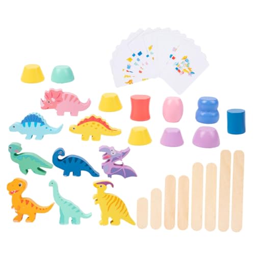 BESPORTBLE 1Satz Holz Dinosaurier Stapelspielzeug Pädagogisches Farbblock Balance für Eltern Junge Mädchen Interaktion Kompaktes und Tragbares Kreativität und Sozialen Fähigkeiten BESPORTBLE 1Satz Holz Dinosaurier Stapelspielzeug Pädagogisches Farbblock Balance für Eltern Junge Mädchen Interaktion Kompaktes und Tragbares Kreativität und Sozialen Fähigkeiten von BESPORTBLE