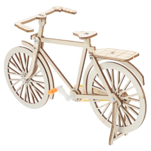 BESPORTBLE 1Satz Holz Fahrradmodell Selbstmontage Vintage Fahrrad Dekoration DIY Desktop Kreatives Bastelset Für Erwachsene von BESPORTBLE
