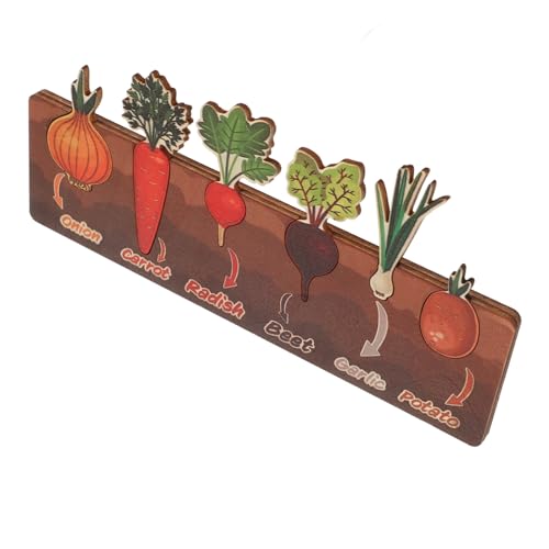 BESPORTBLE 1Satz Holz Gemüse Puzzle für Kleinkinder Pädagogisches Kognitiven Entwicklung und Motorischen Fähigkeiten Lernspielzeug für Frühes Lernen BESPORTBLE 1Satz Holz Gemüse Puzzle für Kleinkinder Pädagogisches Kognitiven Entwicklung und Motorischen Fähigkeiten Lernspielzeug für Frühes Lernen von BESPORTBLE