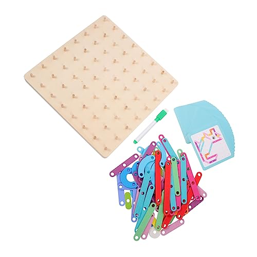 BESPORTBLE 1Satz Holz Geoboard Für Frühe Bildung Mit Bunten Holzstäben Montessori Puzzlespiel Kreativität Und Hand Auge Koordination Für Jahren BESPORTBLE 1Satz Holz Geoboard Für Frühe Bildung Mit Bunten Holzstäben Montessori Puzzlespiel Kreativität Und Hand Auge Koordination Für Jahren von BESPORTBLE