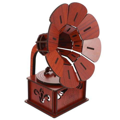 BESPORTBLE 1Satz Holz Grammophon Puzzle Pädagogisches DIY Montage für Kreatives Bastelspielzeug mit Exquisiter Verarbeitung für Weihnachten BESPORTBLE 1Satz Holz Grammophon Puzzle Pädagogisches DIY Montage für Kreatives Bastelspielzeug mit Exquisiter Verarbeitung für Weihnachten von BESPORTBLE