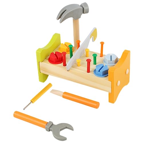 BESPORTBLE 1Satz Holz Hammerspielzeug für Kleinkinder Pädagogische Werkzeugwerkbank mit Hammer Fördert Hand Auge Koordination und Kreativität Sicheres und Lehrreiches für Ab BESPORTBLE 1Satz Holz Hammerspielzeug für Kleinkinder Pädagogische Werkzeugwerkbank mit Hammer Fördert Hand Auge Koordination und Kreativität Sicheres und Lehrreiches für Ab von BESPORTBLE