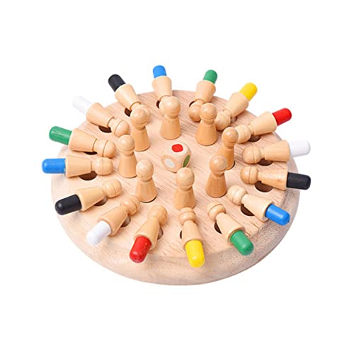 BESPORTBLE 1Satz Holz Memory Schachspielzeug für Lernspielzeug für Frühe Pädagogisches Brettspiel zur Entwicklung von Logischem für Familien und Reisen Langlebig BESPORTBLE 1Satz Holz Memory Schachspielzeug für Lernspielzeug für Frühe Pädagogisches Brettspiel zur Entwicklung von Logischem für Familien und Reisen Langlebig von BESPORTBLE