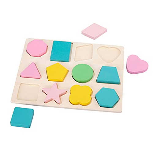 BESPORTBLE 1Satz Holz Puzzle Für Geometrische Formen Und Farben Kognitive Entwicklung Frühes Bildungsspielzeug Passendes Rätsel Für Kleinkinder BESPORTBLE 1Satz Holz Puzzle Für Geometrische Formen Und Farben Kognitive Entwicklung Frühes Bildungsspielzeug Passendes Rätsel Für Kleinkinder von BESPORTBLE