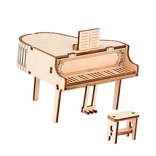 BESPORTBLE 1Satz Holz Puzzle Klavier Musikbox zum Selbermachen Handgemachte Spieluhr DIY Klavier Modell für Kreatives Bastelset Fantasie und Kreativität Perfektes BESPORTBLE 1Satz Holz Puzzle Klavier Musikbox zum Selbermachen Handgemachte Spieluhr DIY Klavier Modell für Kreatives Bastelset Fantasie und Kreativität Perfektes von BESPORTBLE