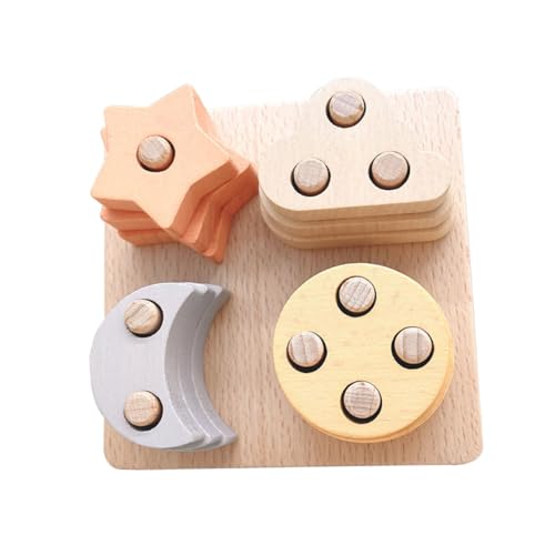 BESPORTBLE 1Satz Holz Stapelspielzeug Für Kleinkinder Montessori Formen Sortier Mit Sternen Mond Und Lernspielzeug Für Jahre Fördert Kreativität Und Motorische Fähigkeiten BESPORTBLE 1Satz Holz Stapelspielzeug Für Kleinkinder Montessori Formen Sortier Mit Sternen Mond Und Lernspielzeug Für Jahre Fördert Kreativität Und Motorische Fähigkeiten von BESPORTBLE