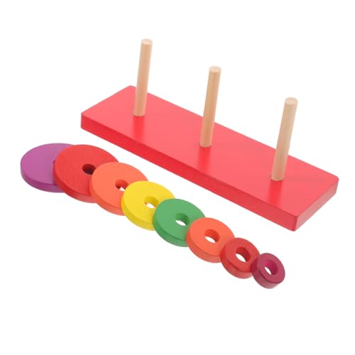 BESPORTBLE 1Satz Holz Stapelturm Spielzeugset Lernspielzeug Größenerkennung Bei Kindern Pädagogisches Holzpuzzle Für Kreative Und Logische Entwicklung BESPORTBLE 1Satz Holz Stapelturm Spielzeugset Lernspielzeug Größenerkennung Bei Kindern Pädagogisches Holzpuzzle Für Kreative Und Logische Entwicklung von BESPORTBLE