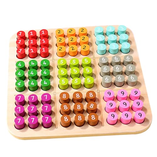 BESPORTBLE 1Satz Holz Sudoku Spielzeugset für Intelligentes Brettspiel und Konzentration Kompaktes Langlebiges Design für Familien und Gruppenspiele BESPORTBLE 1Satz Holz Sudoku Spielzeugset für Intelligentes Brettspiel und Konzentration Kompaktes Langlebiges Design für Familien und Gruppenspiele von BESPORTBLE