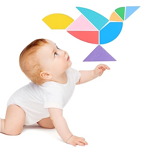 BESPORTBLE 1Satz Holz Tangram Puzzle Kreatives Lernspielzeug für Fördert Frühes Lernen und Kognitive Fähigkeiten für Vorschulalter Eierform BESPORTBLE 1Satz Holz Tangram Puzzle Kreatives Lernspielzeug für Fördert Frühes Lernen und Kognitive Fähigkeiten für Vorschulalter Eierform von BESPORTBLE