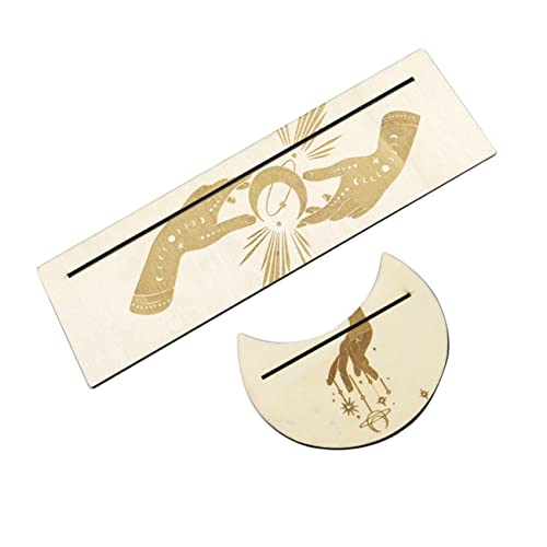 BESPORTBLE 1Satz Holz Tarot Kartenständer Handgefertigter Kartenhalter für Altar Wahrsagewerkzeuge im Mond Design Kompakt und Platzsparend für Zuhause Restaurants und Bars BESPORTBLE 1Satz Holz Tarot Kartenständer Handgefertigter Kartenhalter für Altar Wahrsagewerkzeuge im Mond Design Kompakt und Platzsparend für Zuhause Restaurants und Bars von BESPORTBLE