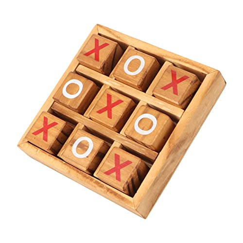 BESPORTBLE 1Satz Holz Toe Spielset Kreatives Brettspiel Für Ganze Familie Für Jahren Fördert Strategisches Und Problemlösungsfähigkeiten BESPORTBLE 1Satz Holz Toe Spielset Kreatives Brettspiel Für Ganze Familie Für Jahren Fördert Strategisches Und Problemlösungsfähigkeiten von BESPORTBLE