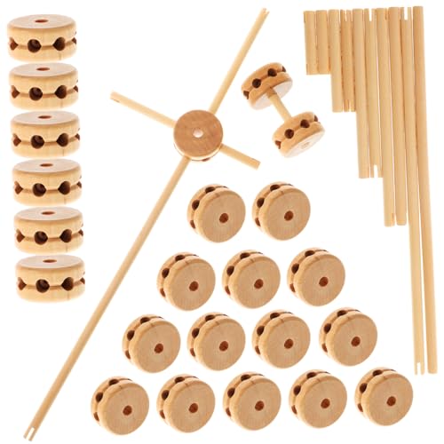 BESPORTBLE 1Satz Holzbausteine Für Teilig Stapelbare Bausteine Hand Augen Koordination Und Kreativen Für Jahren Und Langlebig von BESPORTBLE