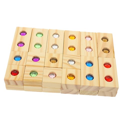 BESPORTBLE 1Satz Holzbausteine Gemstone Bauspielzeug aus Holz für Stapelblöcke von Kreativität und Logischem für Hand Auge Koordination BESPORTBLE 1Satz Holzbausteine Gemstone Bauspielzeug aus Holz für Stapelblöcke von Kreativität und Logischem für Hand Auge Koordination von BESPORTBLE