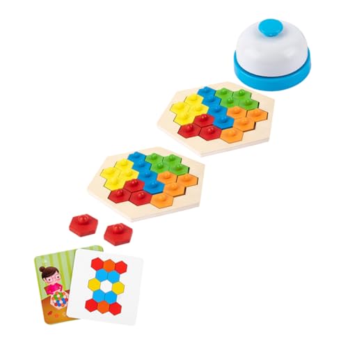 BESPORTBLE 1Satz Holzblockspielzeug Kinderspielzeug Für Eltern Junge Mädchen Interaktion Desktop Battle Toy Kreatives Puzzle Für Fördert Logisches von BESPORTBLE