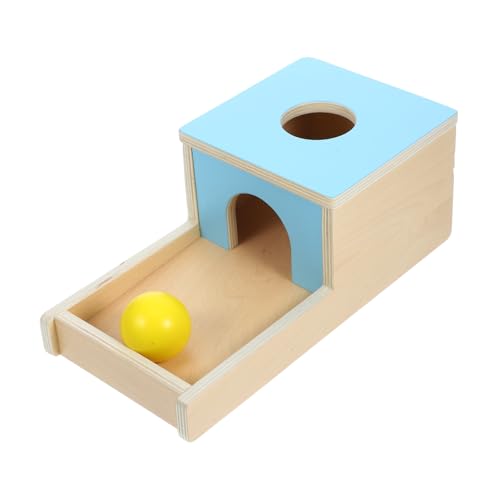 BESPORTBLE 1Satz Holzbox Für Montessori Hand Augen Koordination Objektpermanenz Und Feinmotorik Lernspielzeug Für Kleinkinder Ab Jahr von BESPORTBLE