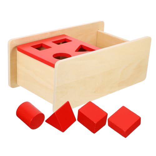 BESPORTBLE 1Satz Holzform Sortierer Für Motorik Und Hand Augen Koordination Geometrische Blöcke Für Kreative Frühe Bildung Für Jungen Und Ab von BESPORTBLE