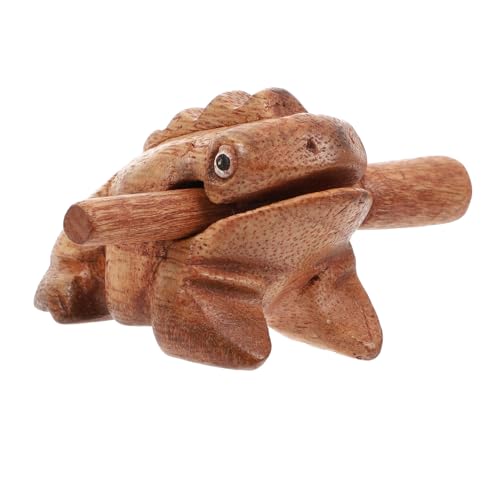 BESPORTBLE 1Satz Holzfrösche Percussion für Musikinstrument mit Einzigartigem Design Fördert Musiktalente für Kleine Musikliebhaber Handgefertigt aus Hochwertigem Holz BESPORTBLE 1Satz Holzfrösche Percussion für Musikinstrument mit Einzigartigem Design Fördert Musiktalente für Kleine Musikliebhaber Handgefertigt aus Hochwertigem Holz von BESPORTBLE