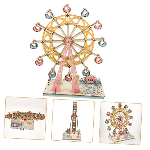 BESPORTBLE 1Satz Holzpuzzle DIY Ferris Wheel Modell Hölzernes Puzzle Für Erwachsene Und Kreatives Bastelspielzeug Geburtstagsgeschenk Für Puzzleliebhaber BESPORTBLE 1Satz Holzpuzzle DIY Ferris Wheel Modell Hölzernes Puzzle Für Erwachsene Und Kreatives Bastelspielzeug Geburtstagsgeschenk Für Puzzleliebhaber von BESPORTBLE