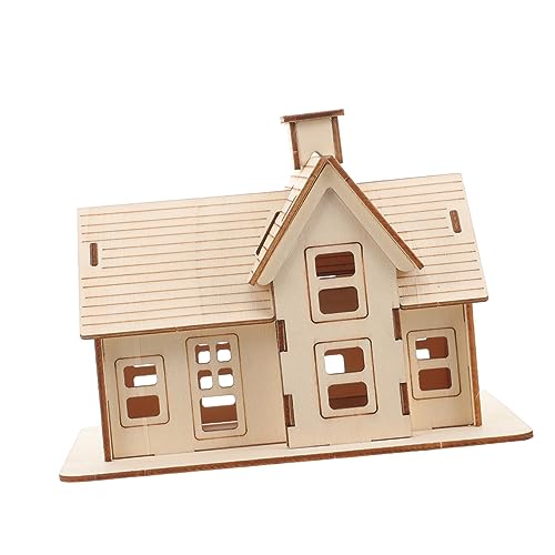 BESPORTBLE 1Satz Holzpuzzle DIY Montagehaus Modell Kreatives Holzhaus Bausatz Für Detailgetreue Architektur Selbstmontage Für Bastel Und Modellbau Fans BESPORTBLE 1Satz Holzpuzzle DIY Montagehaus Modell Kreatives Holzhaus Bausatz Für Detailgetreue Architektur Selbstmontage Für Bastel Und Modellbau Fans von BESPORTBLE