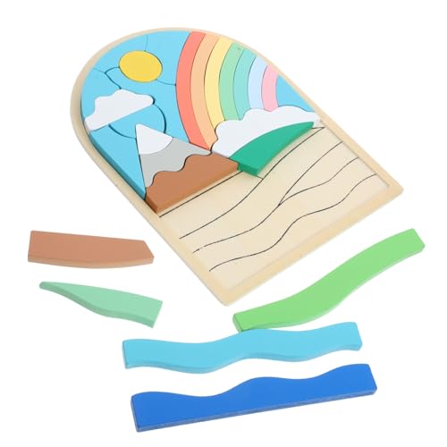 BESPORTBLE 1Satz Holzpuzzle Für Kleinkinder Lernspielzeug Farben Und Formen Kreatives Holzspielzeug Für Zur Kognitiven Entwicklung BESPORTBLE 1Satz Holzpuzzle Für Kleinkinder Lernspielzeug Farben Und Formen Kreatives Holzspielzeug Für Zur Kognitiven Entwicklung von BESPORTBLE