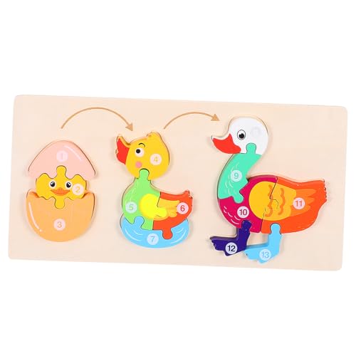 BESPORTBLE 1Satz Holzpuzzle Für Kleinkinder Pädagogisches Kinderspielzeug Zur Frühkindlichen Lernspielzeug Mit Bunten Tiermotiven Für Ab Jahren BESPORTBLE 1Satz Holzpuzzle Für Kleinkinder Pädagogisches Kinderspielzeug Zur Frühkindlichen Lernspielzeug Mit Bunten Tiermotiven Für Ab Jahren von BESPORTBLE
