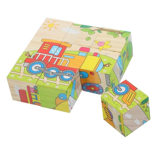 BESPORTBLE 1Satz Holzpuzzle Für Kleinkinder Pädagogisches Zur Kognitiver Fähigkeiten Große Teile Sicheres Design Für Lernen Verkehrsmotiven von BESPORTBLE