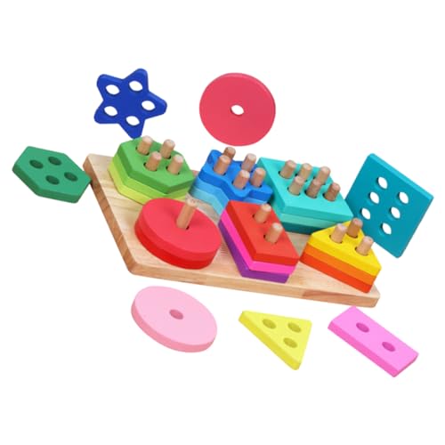 BESPORTBLE 1Satz Holzsortierblöcke Für Kleinkinder Geometrische Stapelblöcke Mit Bunten Sicher Zuverlässig Fördert Die Kreativität Feinmotorik Von Kindern Ab Jahren BESPORTBLE 1Satz Holzsortierblöcke Für Kleinkinder Geometrische Stapelblöcke Mit Bunten Sicher Zuverlässig Fördert Die Kreativität Feinmotorik Von Kindern Ab Jahren von BESPORTBLE