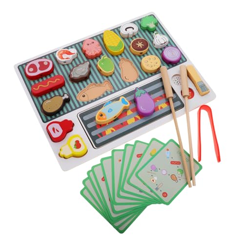 BESPORTBLE 1Satz Holzspielzeug Grillset Für Interaktives Küchen Rollenspielzeug Kreatives Grillspielzeug Mit Realistischem Design Fördert Motorische Fähigkeiten Und Fantasie Beim BESPORTBLE 1Satz Holzspielzeug Grillset Für Interaktives Küchen Rollenspielzeug Kreatives Grillspielzeug Mit Realistischem Design Fördert Motorische Fähigkeiten Und Fantasie Beim von BESPORTBLE