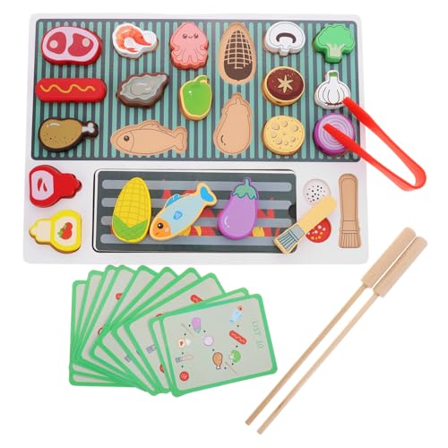 BESPORTBLE 1Satz Holzspielzeug Grillset für Interaktives Rollenspielzeug mit Simulierten und Grillmöglichkeiten Kreatives Design Fördert Motorische Fähigkeiten und Vorstellungskraft BESPORTBLE 1Satz Holzspielzeug Grillset für Interaktives Rollenspielzeug mit Simulierten und Grillmöglichkeiten Kreatives Design Fördert Motorische Fähigkeiten und Vorstellungskraft von BESPORTBLE
