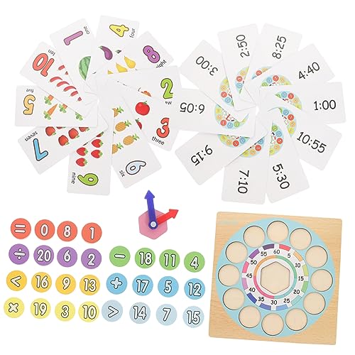 BESPORTBLE 1Satz Holzspielzeug Lernspielzeug für Zahlenuhr Puzzle Fördert Kognitive Fähigkeiten Sicheres Langlebiges Material für Kleinkinder BESPORTBLE 1Satz Holzspielzeug Lernspielzeug für Zahlenuhr Puzzle Fördert Kognitive Fähigkeiten Sicheres Langlebiges Material für Kleinkinder von BESPORTBLE