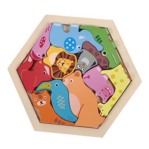 BESPORTBLE 1Satz Holzspielzeug Tier Puzzle Für Interaktives Geometrisches Cartoon Puzzle Kreatives Lernspielzeug Aus Holz Fördert Die Formen Und Tiererkennung Für Kleinkinder BESPORTBLE 1Satz Holzspielzeug Tier Puzzle Für Interaktives Geometrisches Cartoon Puzzle Kreatives Lernspielzeug Aus Holz Fördert Die Formen Und Tiererkennung Für Kleinkinder von BESPORTBLE