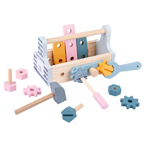 BESPORTBLE 1Satz Holzspielzeug Werkzeugkasten Für Multifunktionale DIY Bausimulation Lernspielzeug Für Kleinkinder Perfektes Für Kreative BESPORTBLE 1Satz Holzspielzeug Werkzeugkasten Für Multifunktionale DIY Bausimulation Lernspielzeug Für Kleinkinder Perfektes Für Kreative von BESPORTBLE