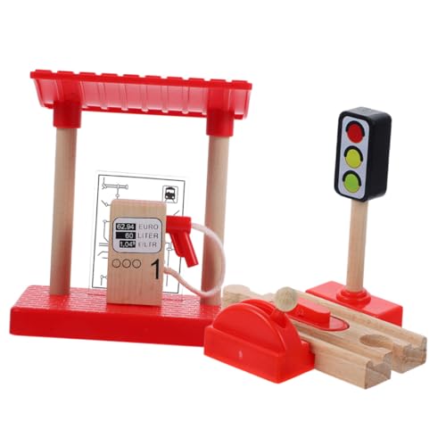 BESPORTBLE 1Satz Holzspielzeug Zum Zusammenbauen Teiliges Mit Aufzug Straßensperre Für Kreative Spielideen Und Tischdeko Für Eisenbahnfans BESPORTBLE 1Satz Holzspielzeug Zum Zusammenbauen Teiliges Mit Aufzug Straßensperre Für Kreative Spielideen Und Tischdeko Für Eisenbahnfans von BESPORTBLE