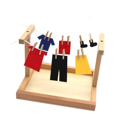 BESPORTBLE 1Satz Holzspielzeug für Fähigkeitstraining Lernspielzeug für Kleidung Aufhängen Sicheres und Langlebiges Kinderspielzeug aus Naturholz Fördert Praktische BESPORTBLE 1Satz Holzspielzeug für Fähigkeitstraining Lernspielzeug für Kleidung Aufhängen Sicheres und Langlebiges Kinderspielzeug aus Naturholz Fördert Praktische von BESPORTBLE